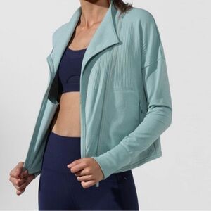 Lorna Jane Light Teal Bomber Jacket